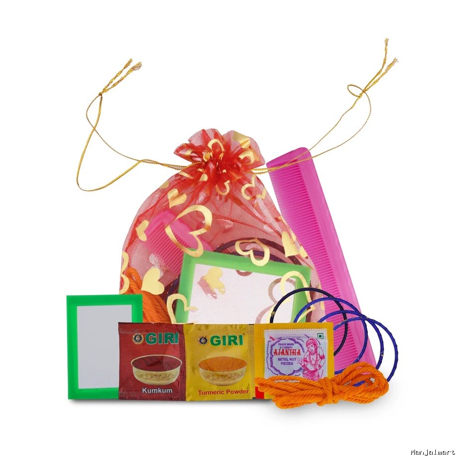 Giri Thamboolam Gift Pouch | Sumangali Set/ Thambulam Pack/ Thamboolam Return Gift for Navratri